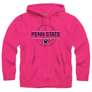 pink hooded sweatshirt with Penn State Lady Lions Basketball